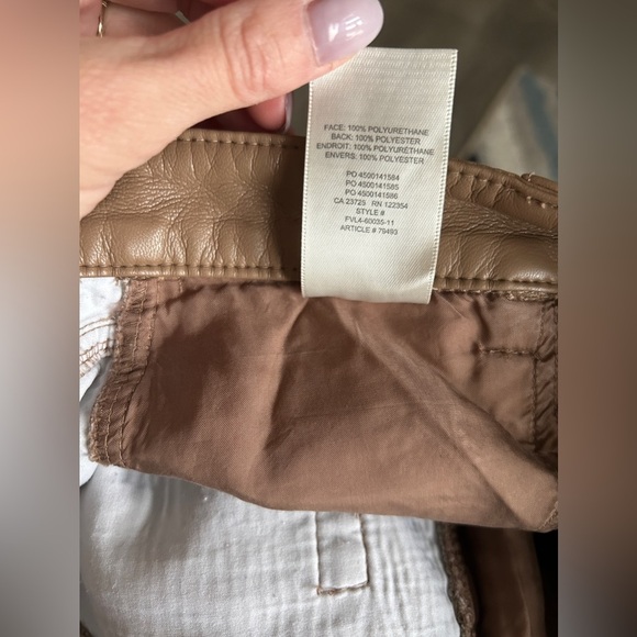 Wilfred The Melina Pant in Saville Vegan Leather ~ size 0 - Picture 6 of 10